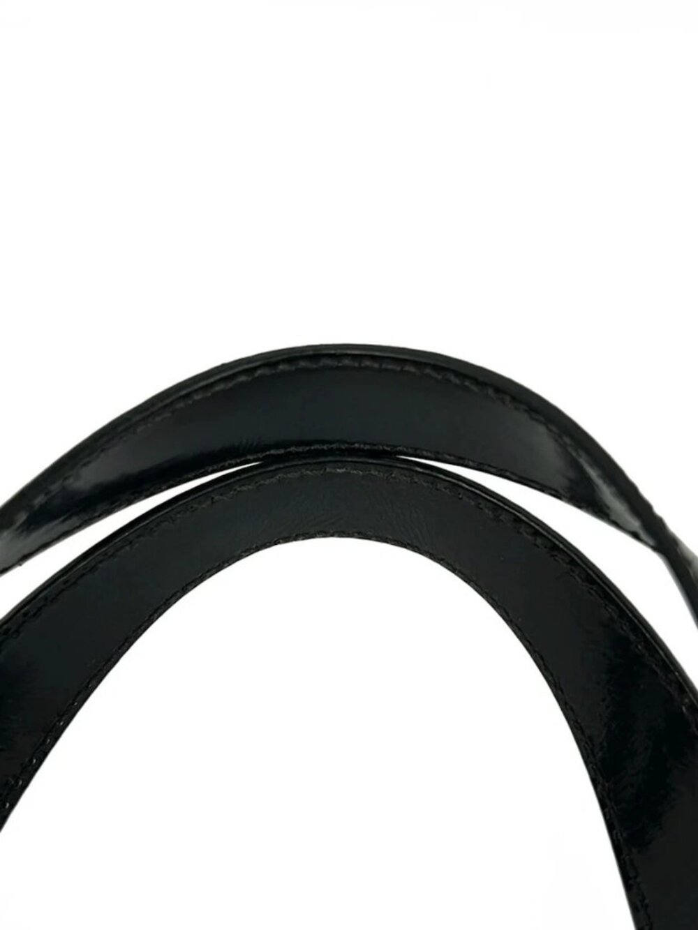 CELINE - Black Chemical Fiber Leather Handbag - Picture 10 of 12